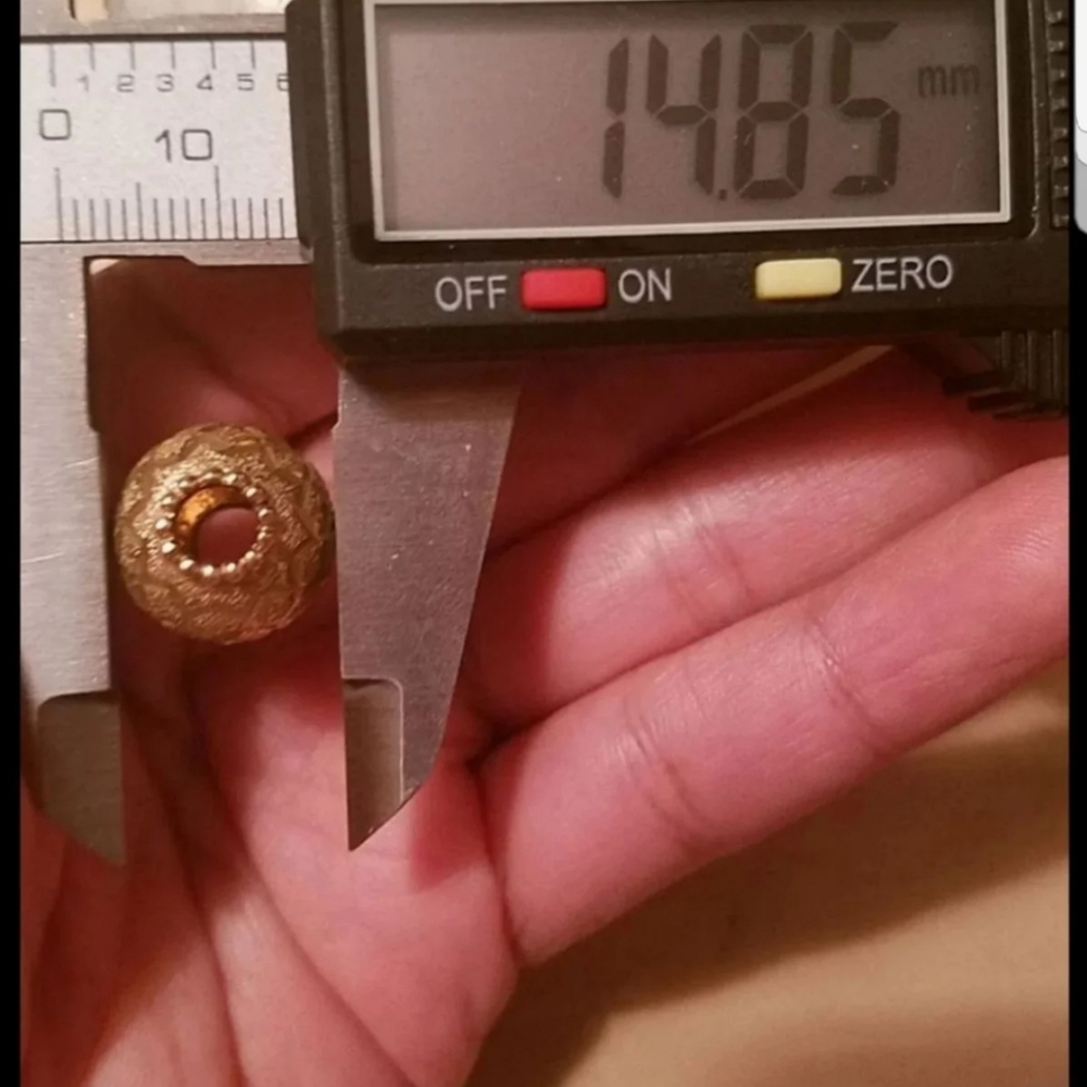 10k slider pendant